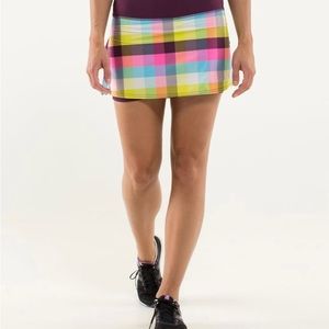 Lululemon Pace Setter Skirt Skort 10 Tall